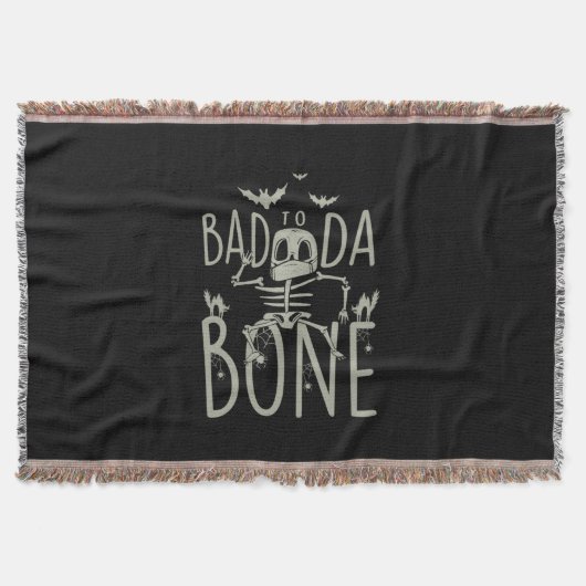 Halloween Gift | Slecht naar Da Bone Deken (Voorkant)
