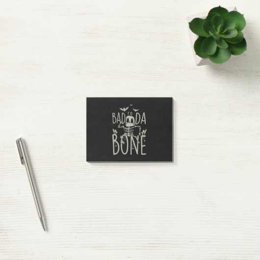 Halloween Gift | Slecht naar Da Bone Post-it® Notes (Kantoor)