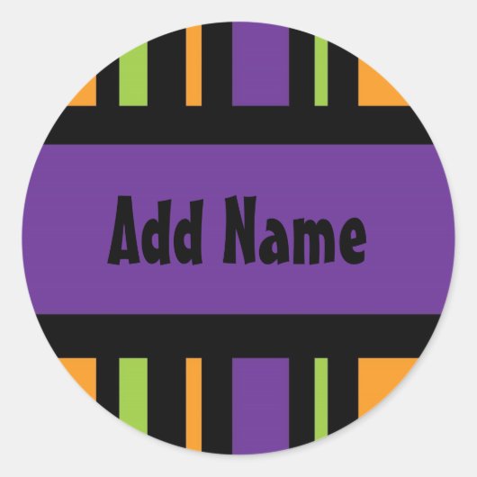 Halloween Gift Sticker (Voorkant)