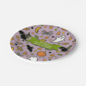 Halloween Gift Treats Papieren Bordje (Gekanteld)