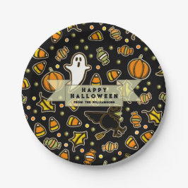 Halloween Gift Treats Papieren Bordje