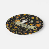 Halloween Gift Treats Papieren Bordje (Gekanteld)