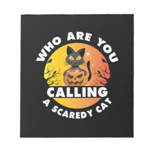 Halloween Gift Who Are You Calling A Cat Notitieblok