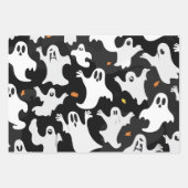 Halloween Gift Wrap Pompoen Ghost Bat Papier Inpakpapier Vel (Voorkant 3)
