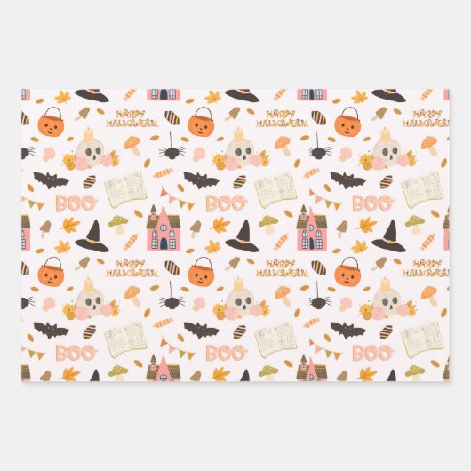 Halloween Gift Wrapping Paper (Voorkant)