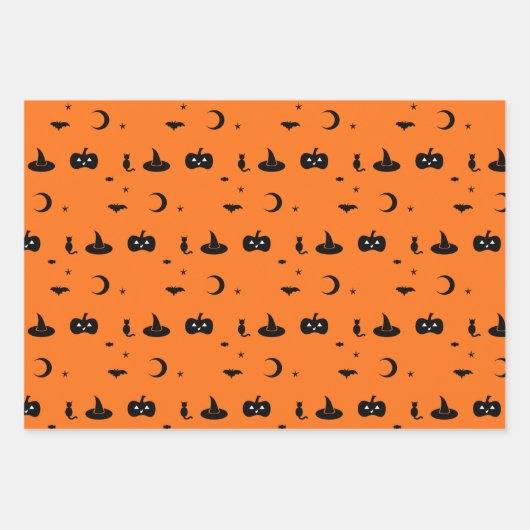 Halloween Gift Wrapping Paper (Voorkant)