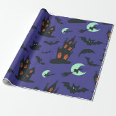 Halloween Gift Wrapping Paper Cadeaupapier (Uitgerold)