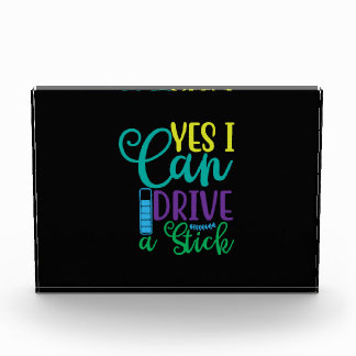 Halloween Gift Yes I Can Drive A Stick Fotoblokken