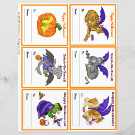 Halloween Gifting Party Class Kaarten Set 2
