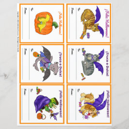 Halloween Gifting Party Class Kaarten Set 2 Spaans