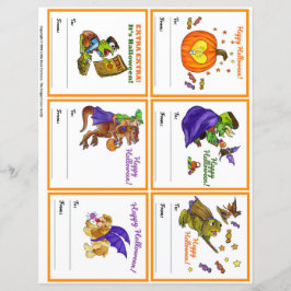 Halloween Gifting Party Class Kaarten Set 3