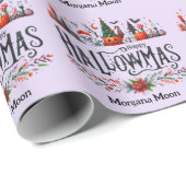 Halloween Giftwrap Halloween Kerstmis Mashup Cadeaupapier (Rol Hoek)
