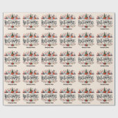 Halloween Giftwrap Halloween Kerstmis Mashup Cadeaupapier (Vlak)