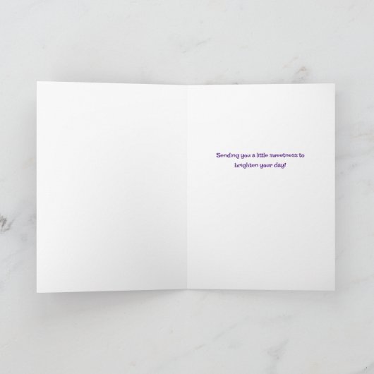 Halloween Gingerbread Haunted House Kaart (Binnen)