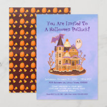Halloween Gingerbread Haunted House