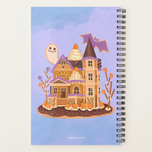 Halloween Gingerbread Haunted House Planner (Achterkant)
