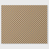 Halloween Gingham 10 Cadeaupapier (Vlak)