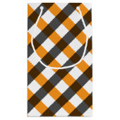 Halloween Gingham 10 Klein Cadeauzakje (Achterkant)