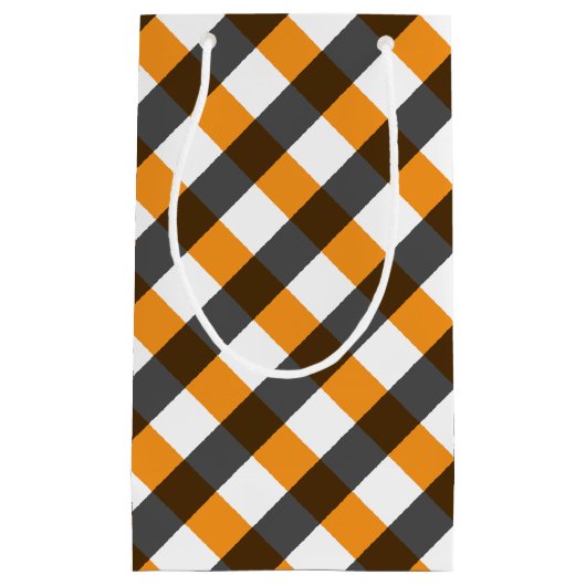 Halloween Gingham 10 Klein Cadeauzakje (Voorkant)