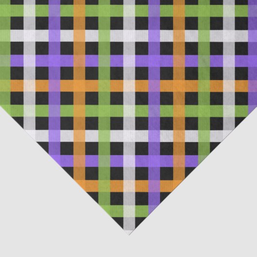 Halloween Gingham 1.2 Tissuepapier (Detail)