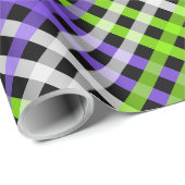 Halloween Gingham 4.2 Cadeaupapier (Rol Hoek)