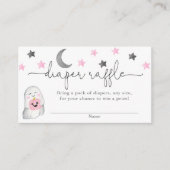 Halloween girl baby shower Daper-kaarten Informatiekaartje (Voorkant)