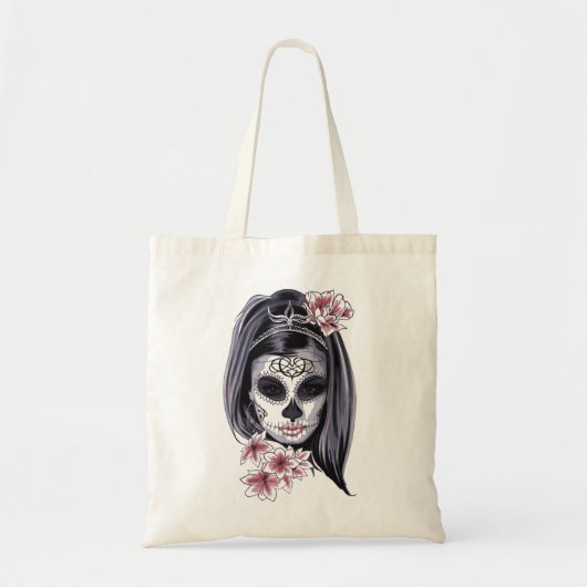 Halloween Girl Day of the Dead Tote Bag (Voorkant)