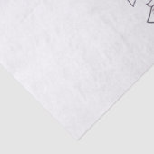 Halloween Girl Face Makeup Flowers Tissuepapier (Detail)