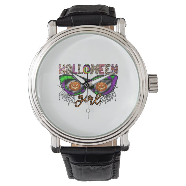 Halloween Girl Horloge (Voorkant)