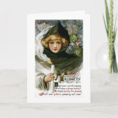 Halloween Girl Kaart (Voorkant)