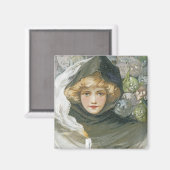  Halloween Girl Magneet (Voorkant / Achterkant)