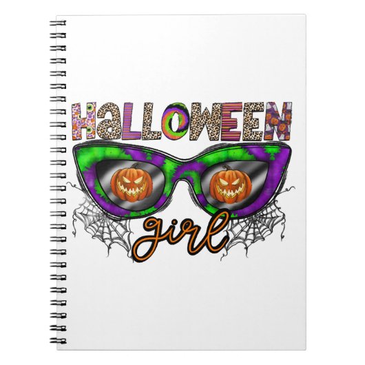 Halloween Girl Notitieboek (Voorkant)