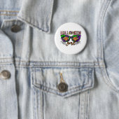 Halloween Girl Ronde Button 5,7 Cm (In situ)