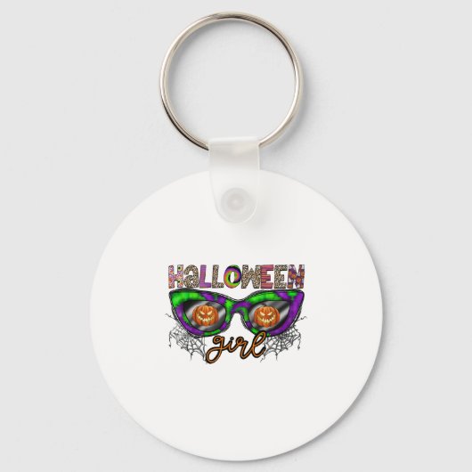 Halloween Girl Sleutelhanger (Voorkant)