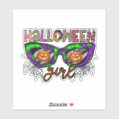 Halloween Girl Sticker (Vel)