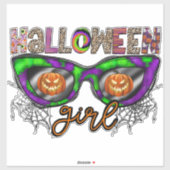 Halloween Girl Sticker (Vel)