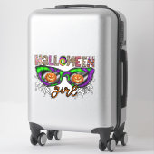 Halloween Girl Sticker (Koffer)