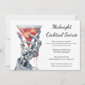 Halloween Girls Night Out | Spooky Cocktail Party Kaart (Voorkant)