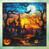 Halloween Glas in lood Art Window Clings Raamsticker (Vel 3)