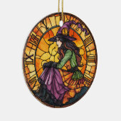 Halloween Glas in lood Steampunk Ornament (Rechts)