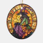 Halloween Glas in lood Steampunk Ornament (Links)