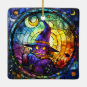 Halloween Glas in lood Steampunk Ornament (Achterkant)