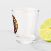 Halloween Glas in lood Steampunk Shot Glass (Rechts)