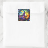 Halloween Glas in lood Steampunk Stickers (Tas)