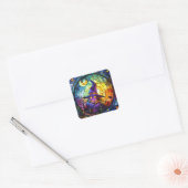 Halloween Glas in lood Steampunk Stickers (Envelop)