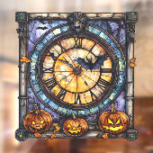 Halloween Glas in lood Steampunk Window Cling Raamsticker (Vel 2)