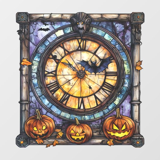 Halloween Glas in lood Steampunk Window Cling Raamsticker (Vel)