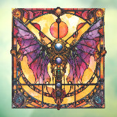 Halloween Glas in lood Steampunk Window Cling Raamsticker (Vel 3)