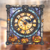 Halloween Glas in lood Steampunk Window Cling Raamsticker (Vel 2)