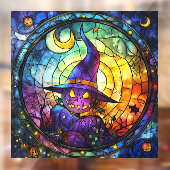 Halloween Glas in lood Steampunk Window Cling Raamsticker (Vel 2)